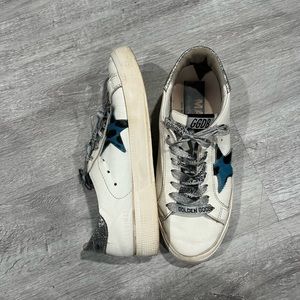 Golden Goose May Animal Print Star Sneakers